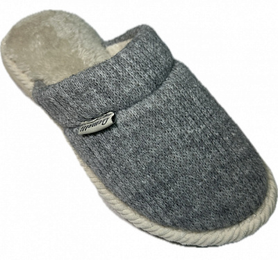 Капці домашні Gemelli ВОВНА р.38 сірий