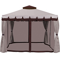Павільйон садовий Indigo 3х3 м DU063 бежевий