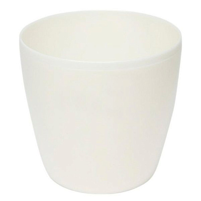 Горшок пластиковый Lamela Магнолия круглый 5,3л белый/перламутровый (203)