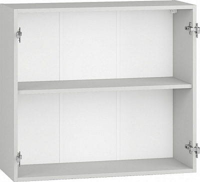 Шафа верхня Грейд розпашна 800x720x300 мм сірий