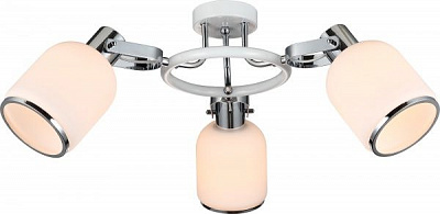 Люстра стельова Altalusse 3x40 Вт E27 білий/хром INL-9406C-03