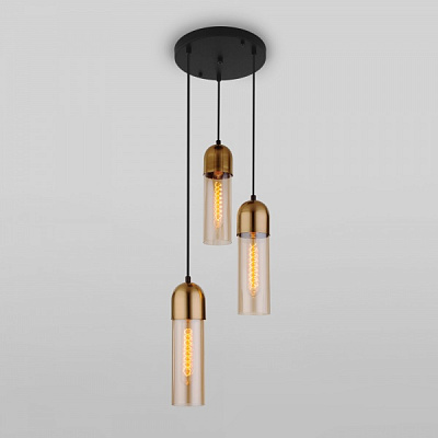 Підвіс Strotskis Airon 3x40 Вт E27 бурштиновий 50180/3 (бурштиновий)