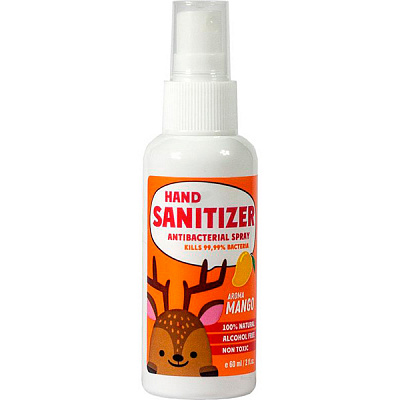 Антисептический спрей Healer детский для рук Манго 60 мл