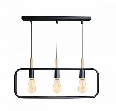 Светильник подвесной LIGHT SET OBERIH RL 700х250 мм 3x/E27 черный
