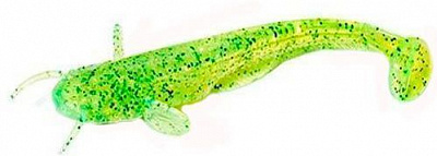 Віброхвіст FishUp Catfish 3 75 мм 8 шт. #026 flo chartreuse/green