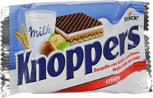 Вафлі Knoppers в молочному шоколаді з горіхом 25 г 0000040144061 (0000040144061) 