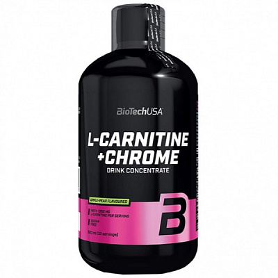 Карнитин BioTech L-Carnitine 35.000 mg + Chrome concentrate апельсин 500 мл 