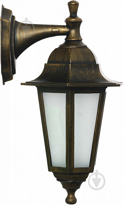 Светильник уличный декоративный Expert Light Кантри GP E27 IP44 античная латунь GAR-0527-TEП