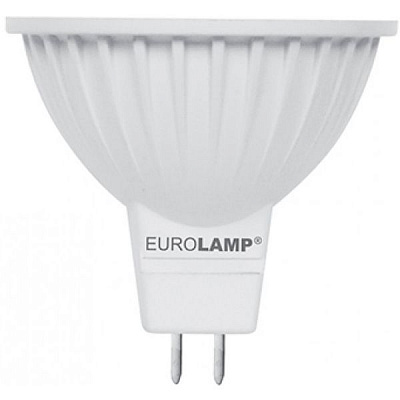 Лампа LED Eurolamp MR16 5 Вт GU5.3 холодне світло 2 шт