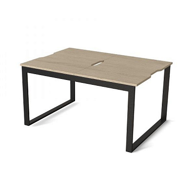 Стіл журнальний Твіст чорний/дуб сонома 460x650x335мм