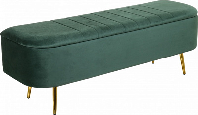 Сундук-пуф Christian зеленый 120х38х42 см 