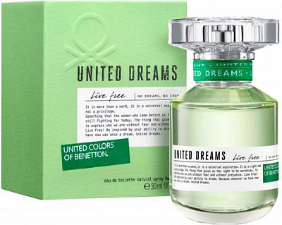 Парфюм United Colors of Benetton Dreams Live Free 30 мл