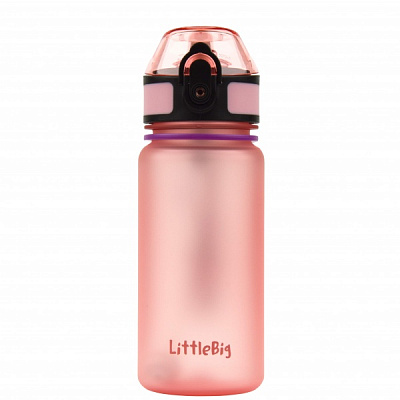 Бутылочка для воды LittleBig 350 мл коралловая