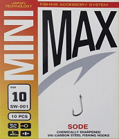 Крючок MiniMax Sode №10 10 шт. SW001-10/0.14