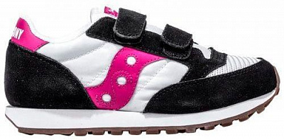 Кроссовки Saucony JAZZ ORIGINAL VINTAGE HL SK162475 р.US 2,5 черно-бело-розовый