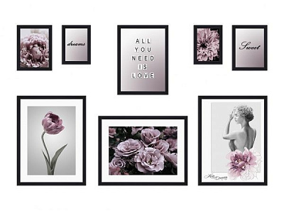 Набір галерейний Art Poster AP8-003 ніжність SvitArt