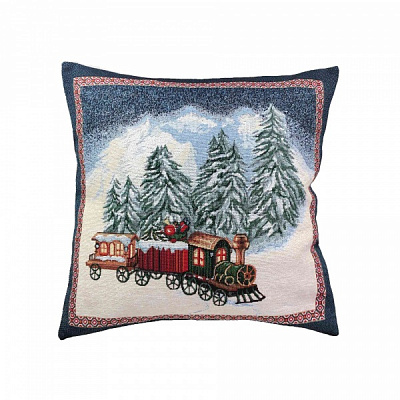 Подушка декоративна Blue Sky Паровоз 45x45 см Прованс