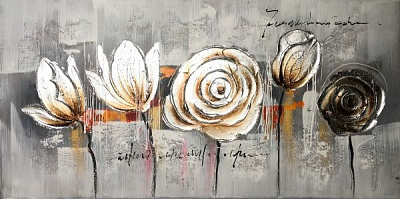 Картина Silver 60x120 см 