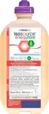 Смесь молочная жидкая Nestle Isosource Energy Fibre Ntr Dual 9x1L N1XI 1000 г
