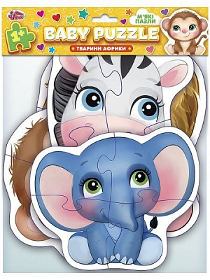 Беби-пазлы Ranok Creative Животные Африки 443801