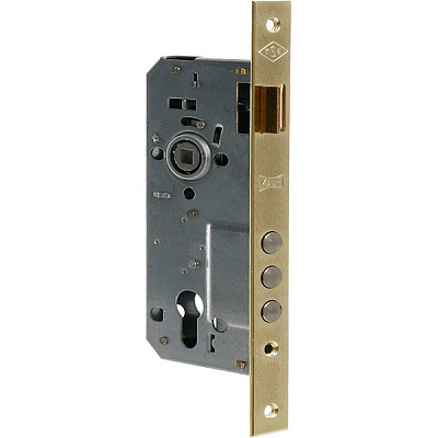 Дверний замок вхідний Kale 152-3MR без циліндра латунь