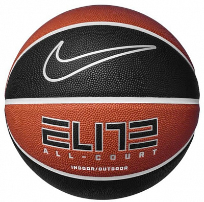 Баскетбольный мяч Nike ELITE ALL COURT 8P 2.0 N.100.4088.811 р. 7 черно-оранжевый