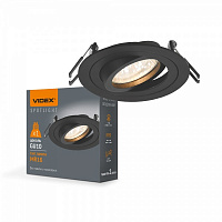 Светильник точечный Videx VL-SPF08R-B GU10 черный 27141 