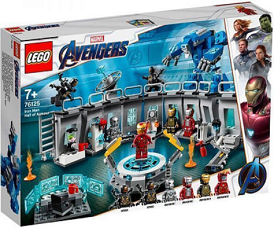 Конструктор LEGO Super Heroes Зал з костюмами Залізної Людини 76125 76125
