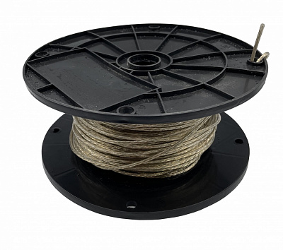 Трос металополімерний жовтий D=3 мм на метраж пог. м