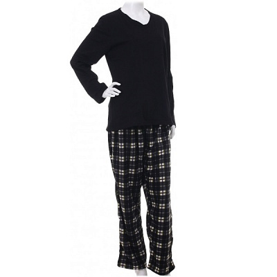 Костюм домашний мужской La Nuit Basic Check р. L черный 