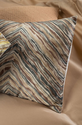 Комплект постельного белья Desert Dunes семейный бежевый с рисунком Decoflux 