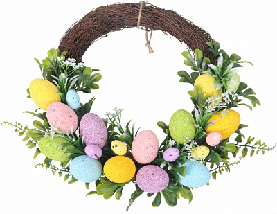 Венок пасхальный 35 см A24-0233