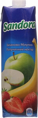 Нектар Sandora Бананово-яблочно-клубничный 0,95л 