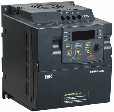 Преобразователь частоты IEK CONTROL-A310 220V, 1Ф 1,5 kW 7A