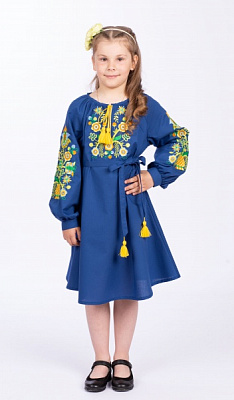 Сукня Едельвіка р.152 синій 109-22/00