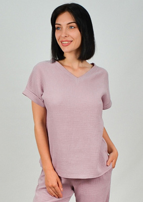 Джемпер Roksana Muslin №1133 р. 46 фіолетовий