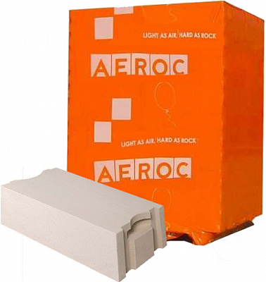 Газобетонный блок Aeroc 600x200x300 мм EkoTerm D-400