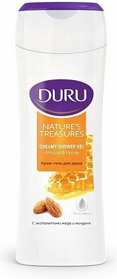 Крем-гель для душа Duru Nature`s Treasures с экстрактами меда и миндаля 250 мл