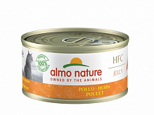 Консерва для дорослих котів Almo Nature HFC Natural з курячим філе