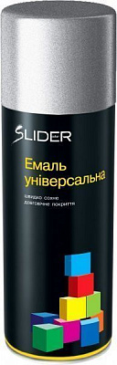 Эмаль аэрозольная RAL9006 SLIDER серебряный глянец 400 мл