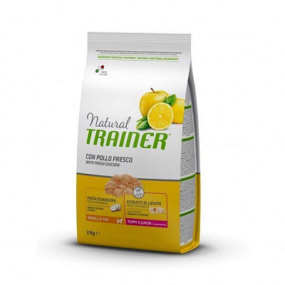 Корм Trainer Natural Puppy Junior Mini курица 2 кг