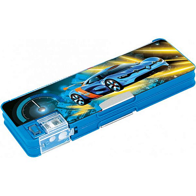 Пенал школьный с точилкой Hi Speed 7012 CF85951 Cool For School голубой