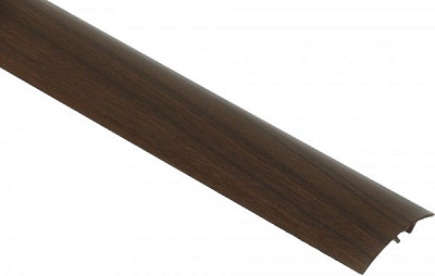 Порожек алюминиевый 15-А профилированный скрытый крепеж 5x40x1800 мм тик 