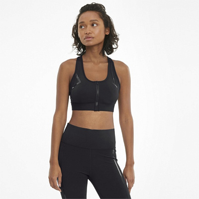 Бра Puma High Impact Front Zip Bra 52029501 р.L чорний