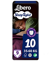 Подгузники-трусики Libero Sleep Tight 10 35-60 кг 9 шт.