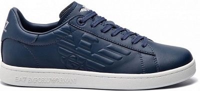 Кроссовки EA7 LEATHER_SNEAKER X8X001-XCC51-00285 р.US 6 синий