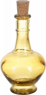 Ваза стеклянная San Miguel NAVARRA 250 мл желто-золотой 