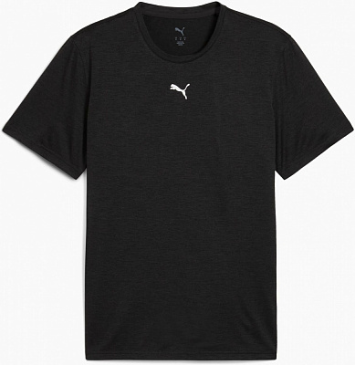 Футболка Puma M TAD ESSENTIALS HEATHER CAT Tee (CF small cat) 52592001 р.XL чорний