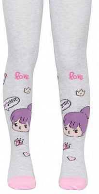 Колготки детские Conte-Kids CK Tip-Top 4С-03СП 514 р.104-110 светло-серый 