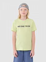 Футболка 4F TSHIRT M2186 4FJWSS25TTSHM2186-45N р.152 салатовий